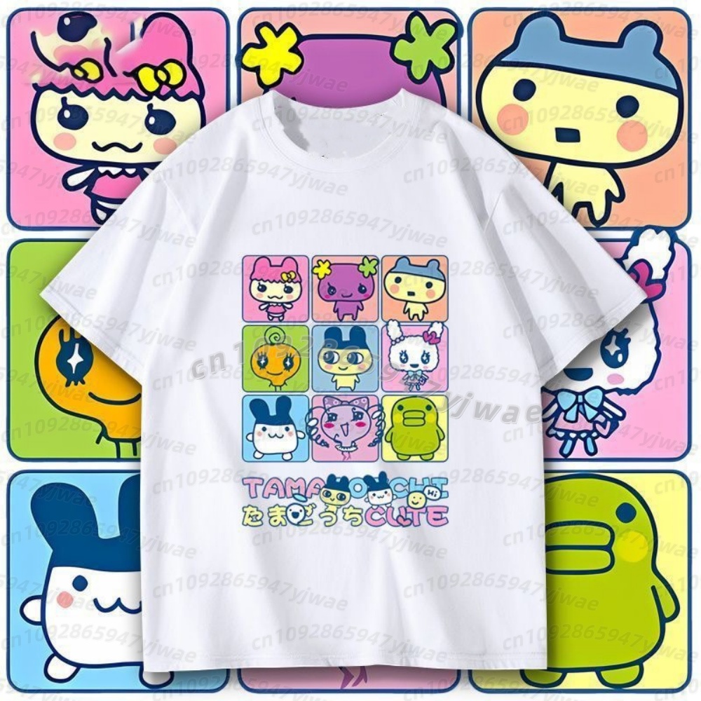 Men'S Fashion Trends 2025 - 2026 Summer men t-shirt Japan Tamagotchi