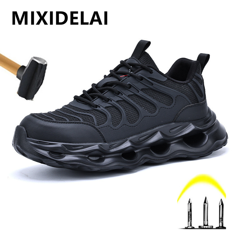 Mens Fashion Week - Fashion Sneakers Safety Shoes Men Lightweight