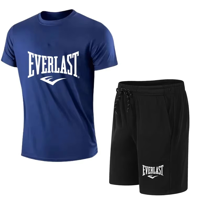 Men'S Fashion Trends 2025 - EVERLAST Men's T-shirt + Shorts 2pcs