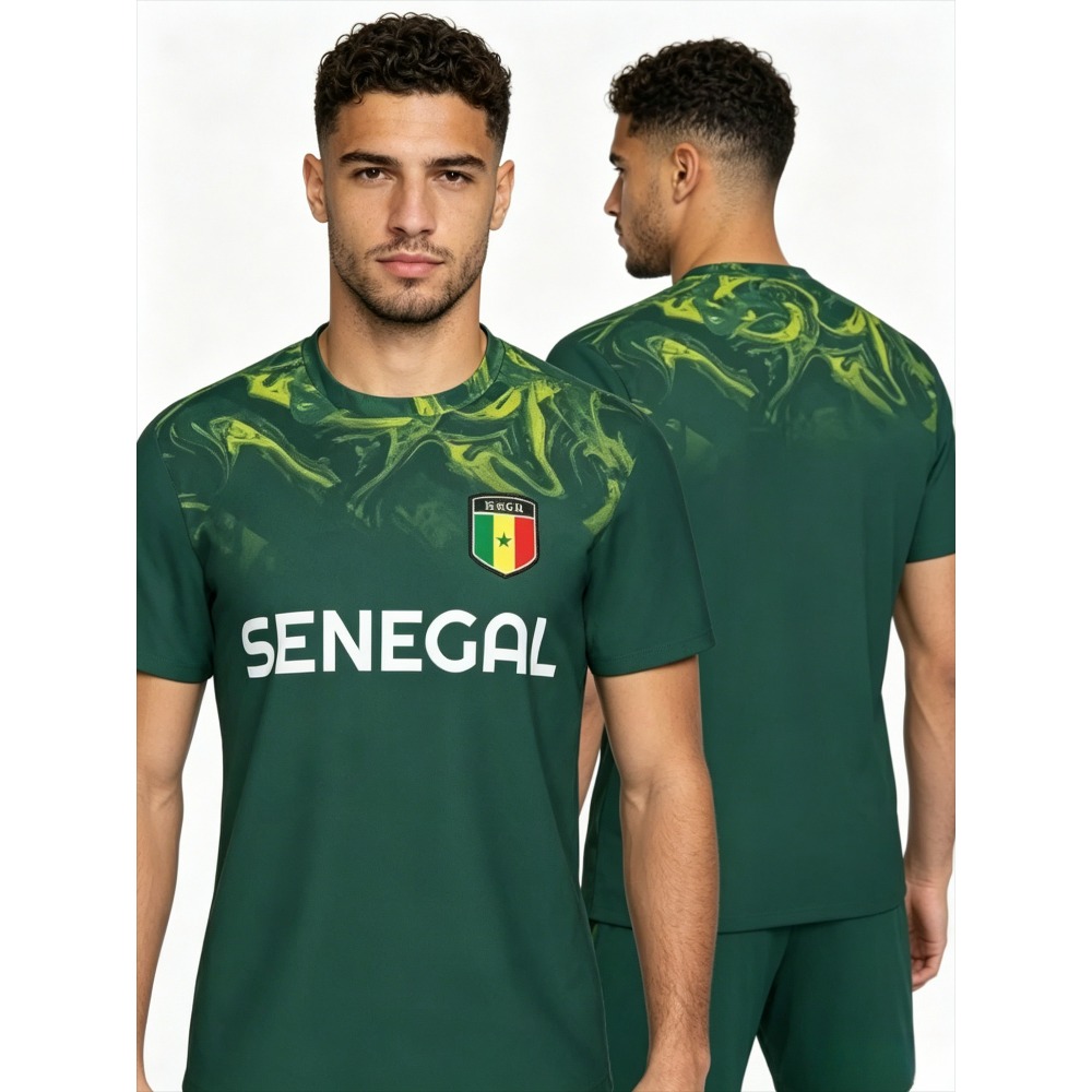 Men'S Fashion Trends 2025 - 2026 New Summer Senegal Flag Graphic