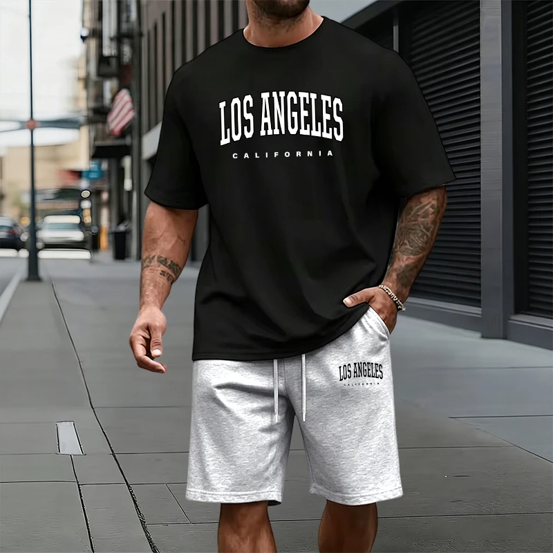 Men'S Fashion For Summer 2026 - Summer Urban Fashion Short Sleeve Tracksuit