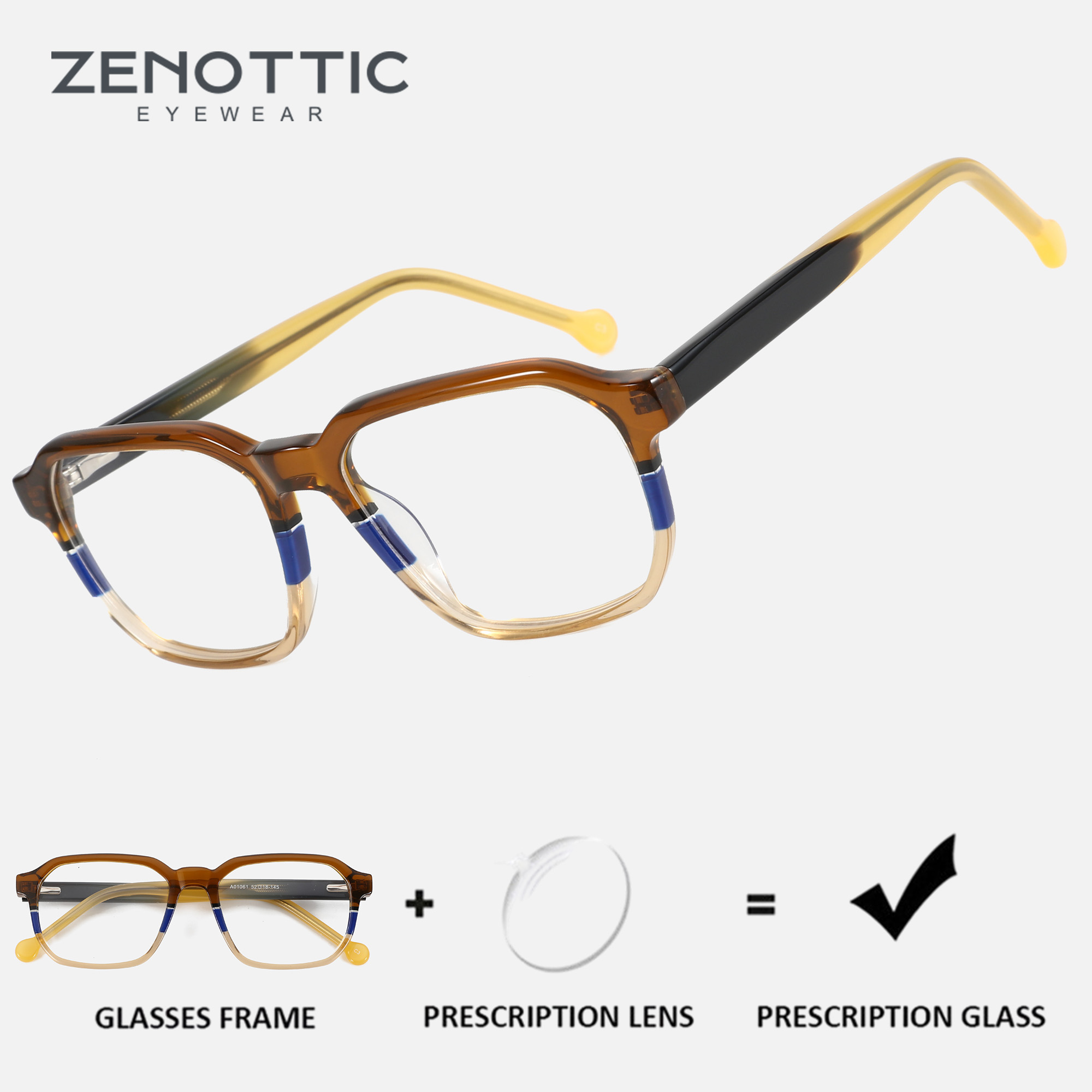 ZENOTTIC Men's Fashion Square  – Mens Fashion Reading Glasses Bewertung und Preis