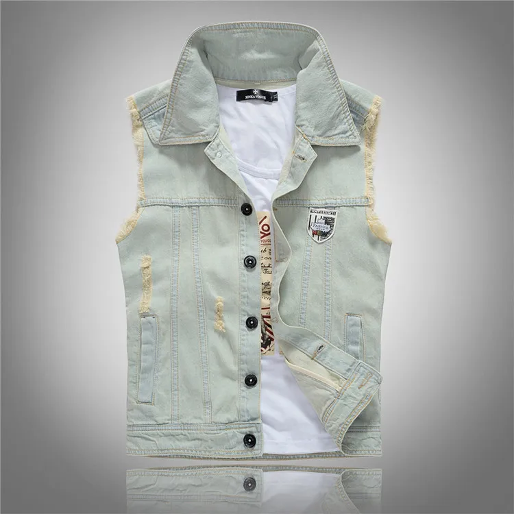Pop Spring Autumn New Fashion  – Men'S Fashion Vest With Jeans Bewertung und Preis