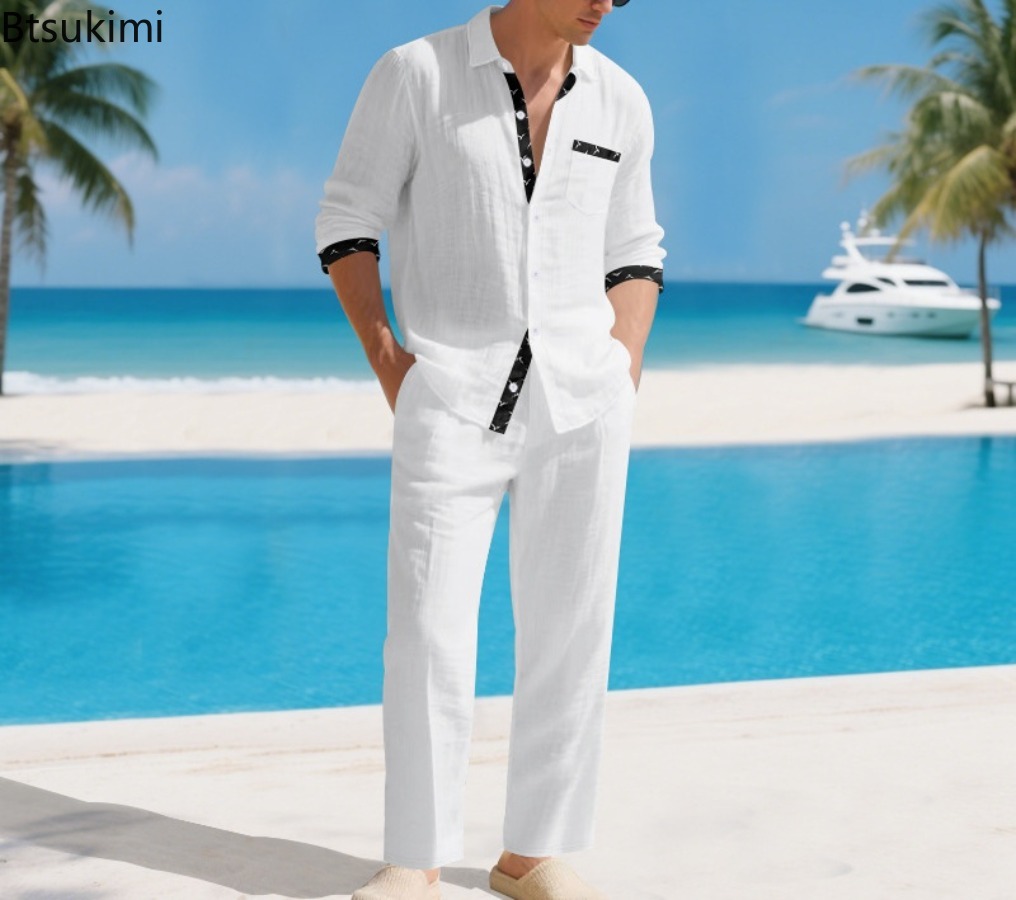 2026 Men's Linen Blend Hawaiia – Linen Shirt Summer Bewertung und Preis