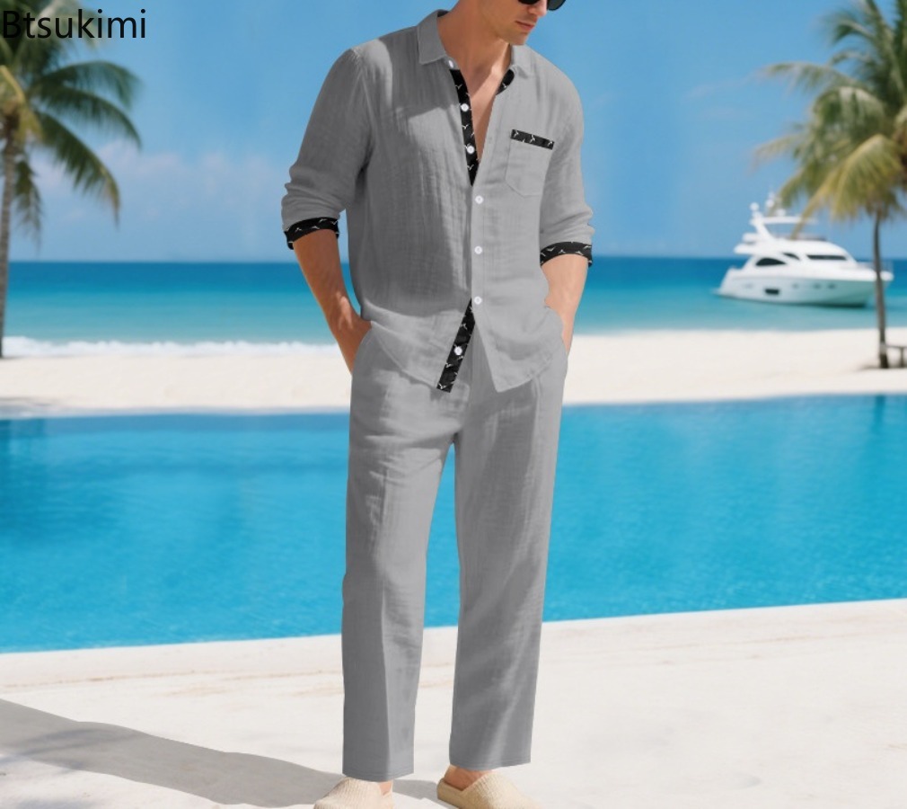 2026 Men's Linen Blend Hawaiia – Linen Shirt Summer Bewertung und Preis