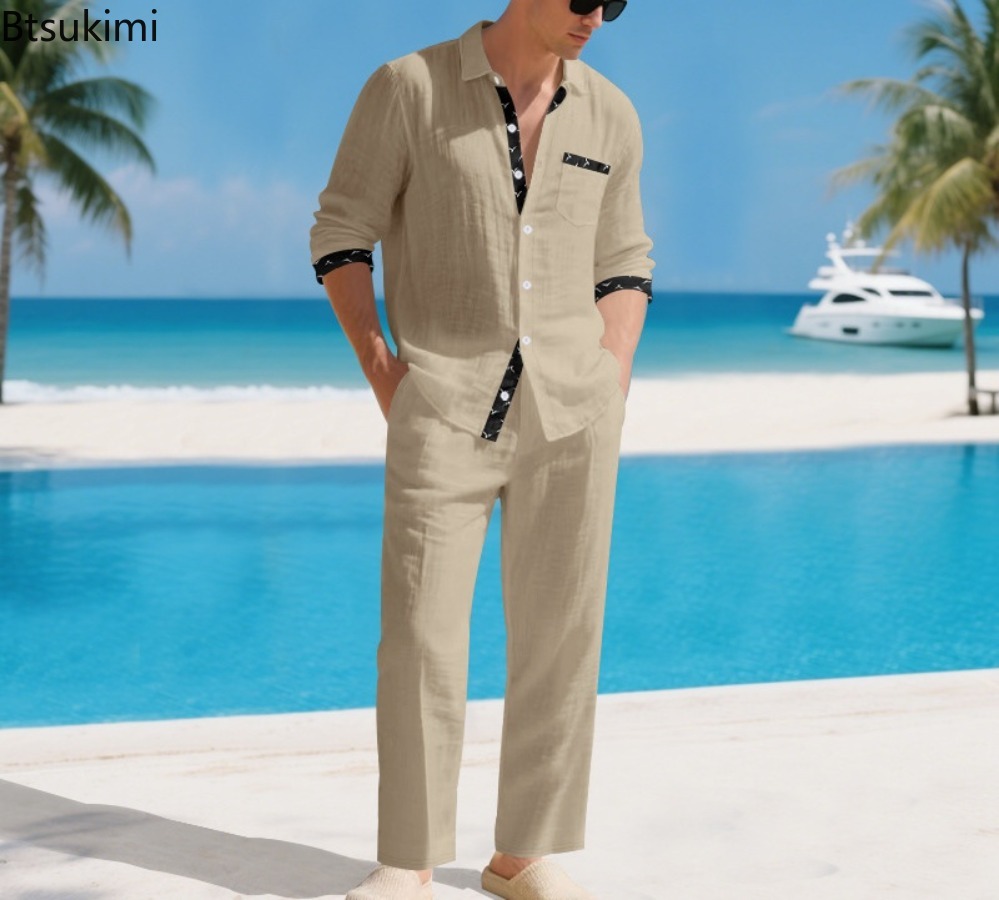 2026 Men's Linen Blend Hawaiia – Linen Shirt Summer Bewertung und Preis
