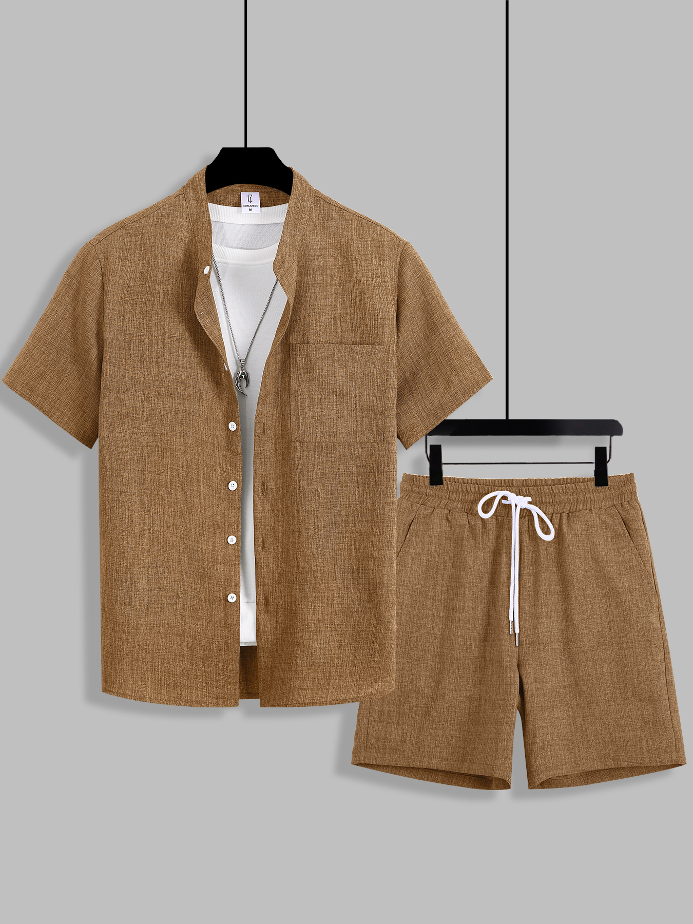 Summer Men's Cotton Linen Text – Linen Shirt Summer Bewertung und Preis