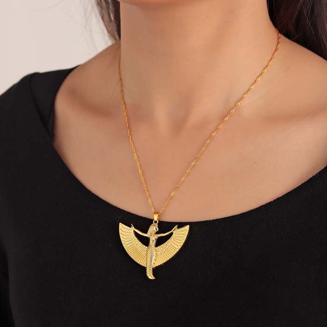 QIAMNI Egyptian Goddess Isis P – Men Fashion Egypt Bewertung und Preis