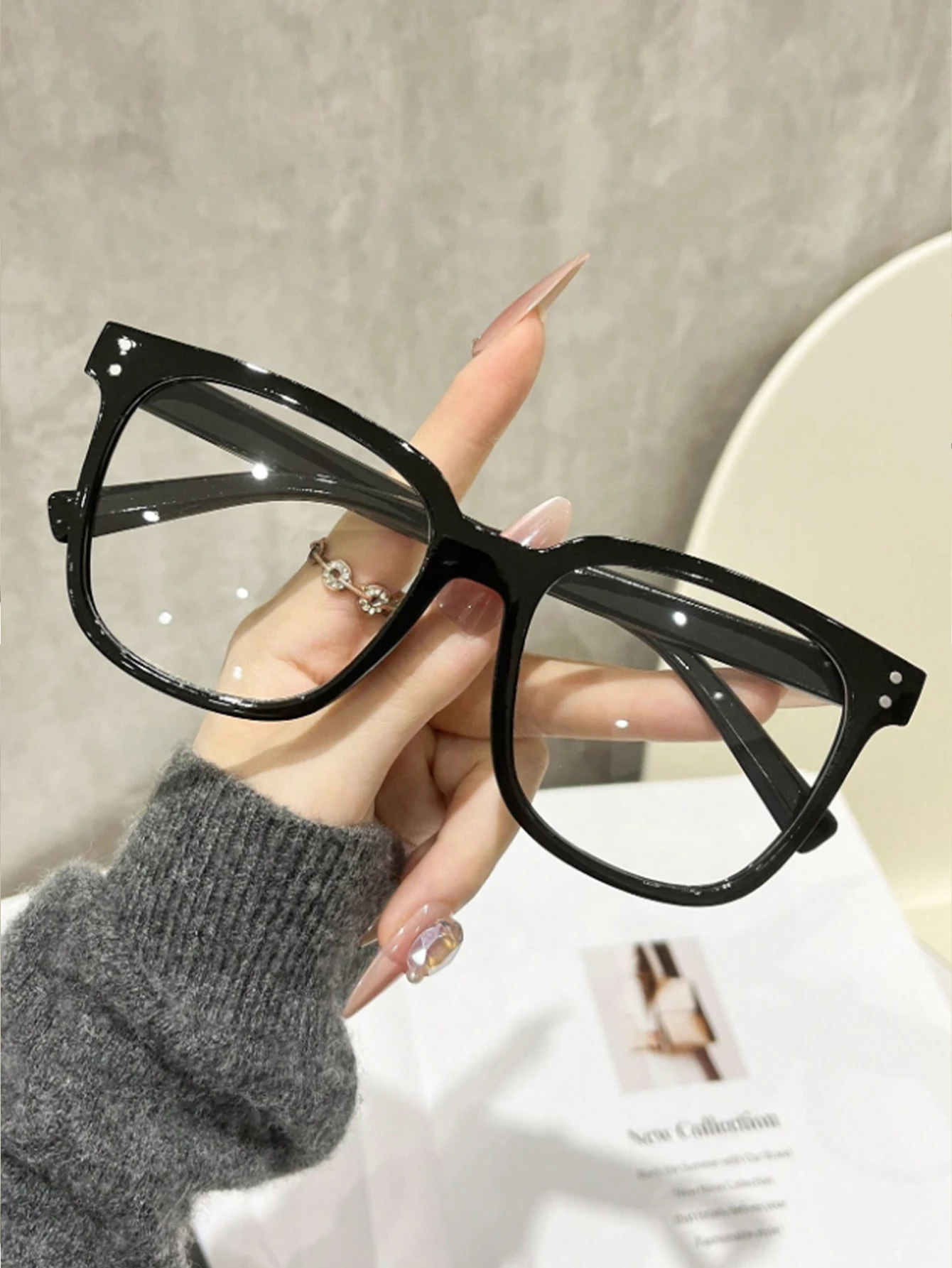 Classic Black Square Eyeglass  – Mens Fashion Reading Glasses Bewertung und Preis