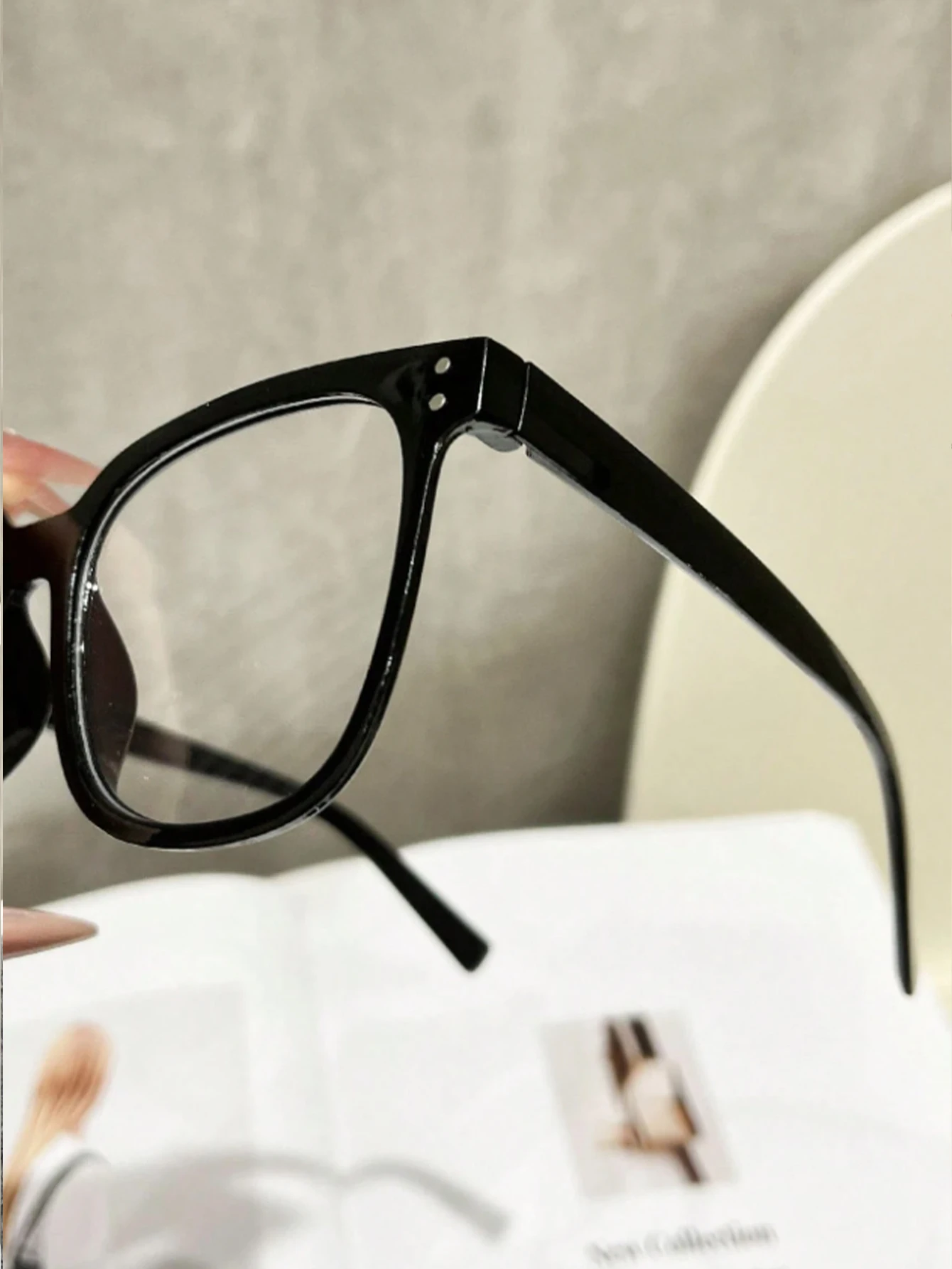 Classic Black Square Eyeglass  – Mens Fashion Reading Glasses Bewertung und Preis