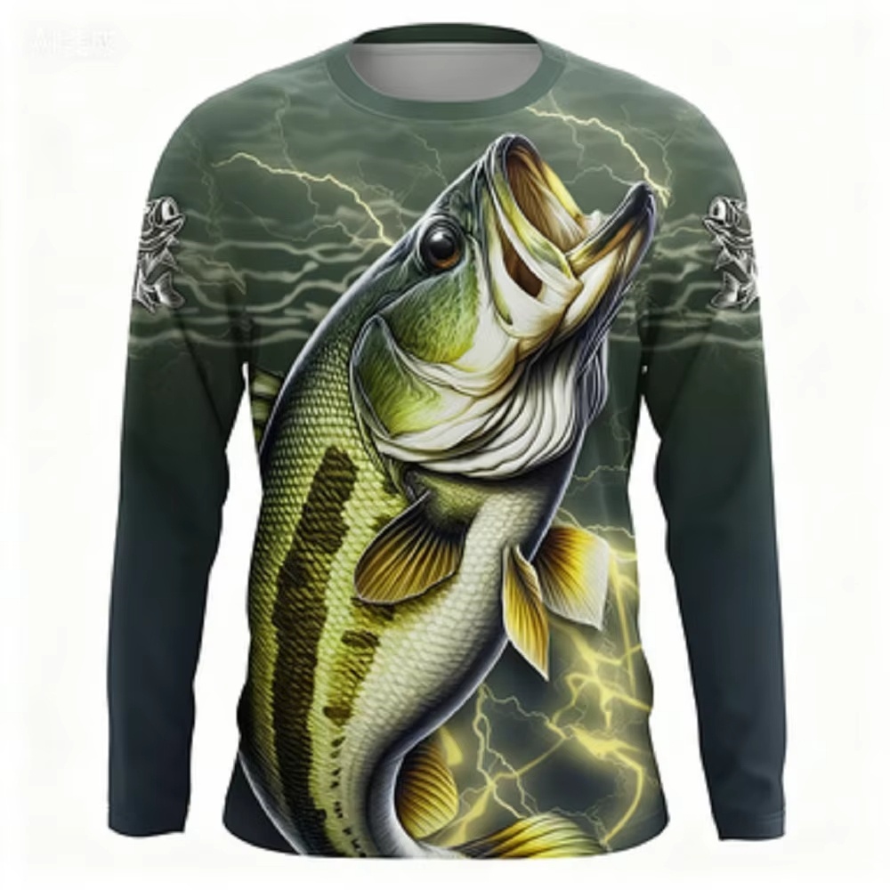 Fashionable Bass Pattern Crew  – Men'S Fashion Trends 2025 Bewertung und Preis