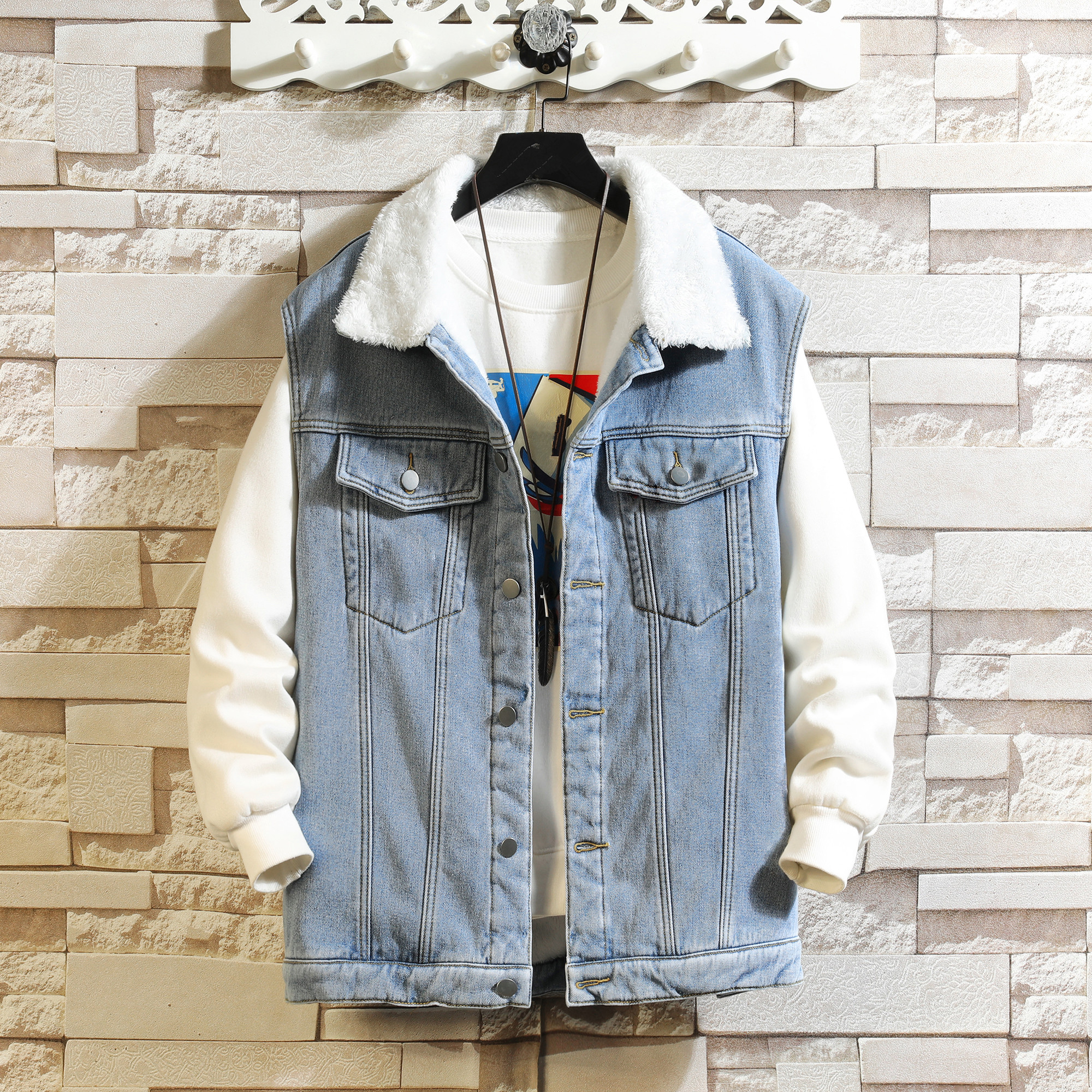 Winter Cargo Denim Vests Men W – Men'S Fashion Vest With Jeans Bewertung und Preis