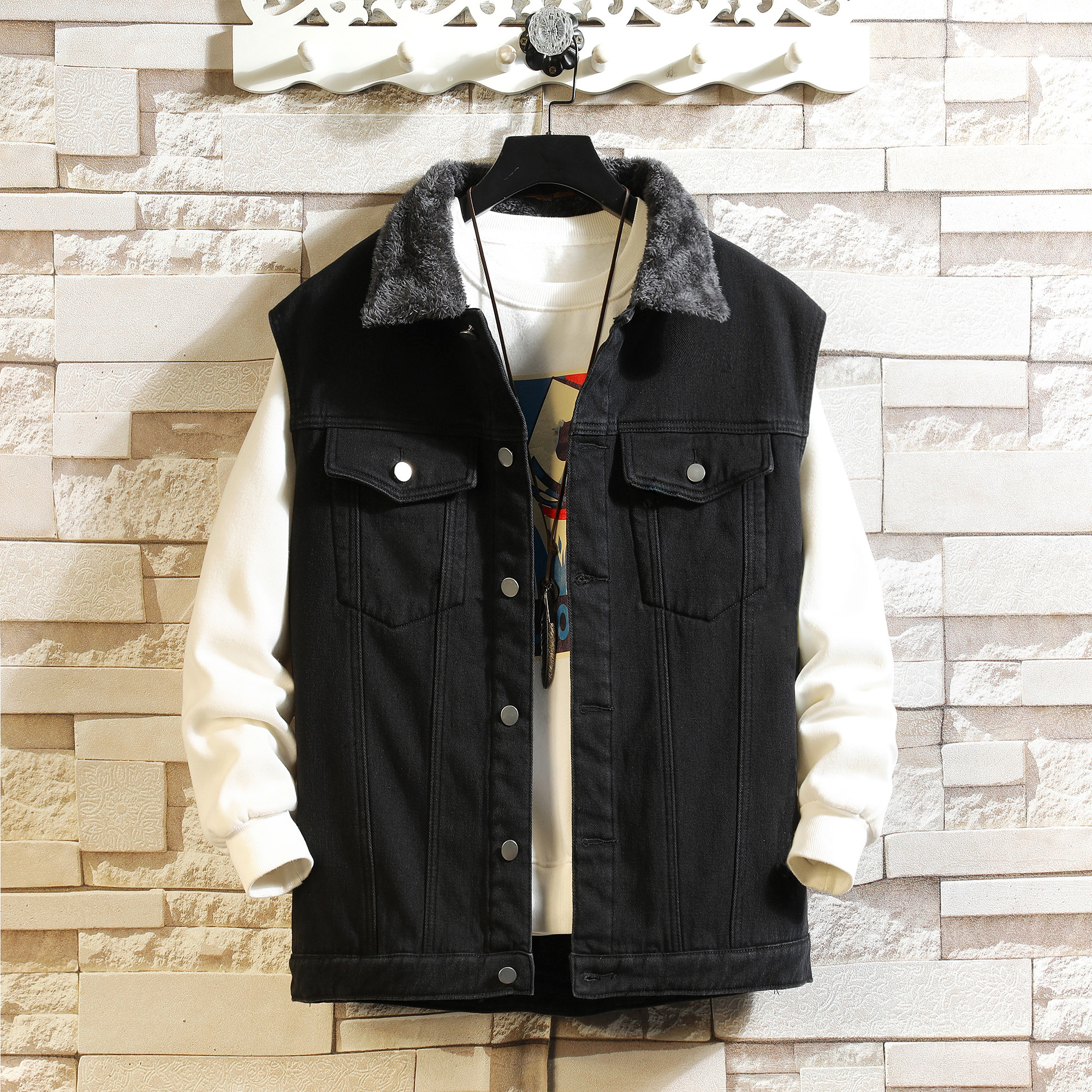 Winter Cargo Denim Vests Men W – Men'S Fashion Vest With Jeans Bewertung und Preis
