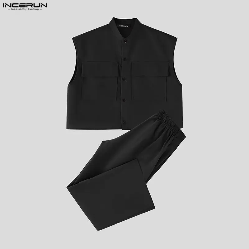 INCERUN Men Sets Solid Sleevel – Men'S Fashion For Summer 2026 Bewertung und Preis