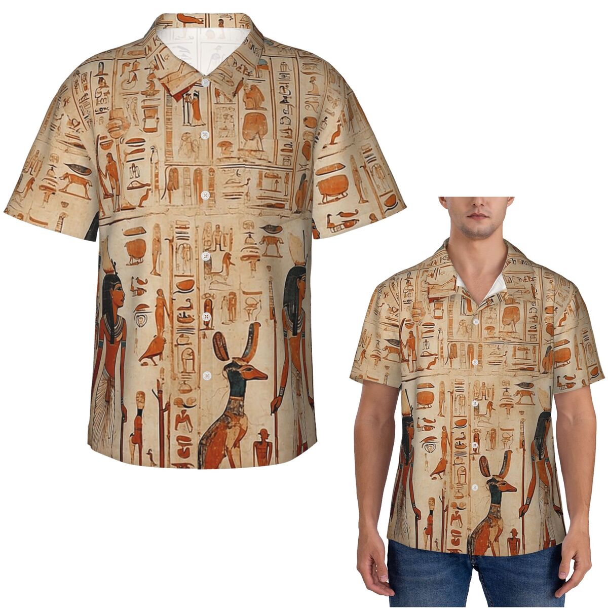 Ancient Egypt Mural Egyptian M – Men Fashion Egypt Bewertung und Preis