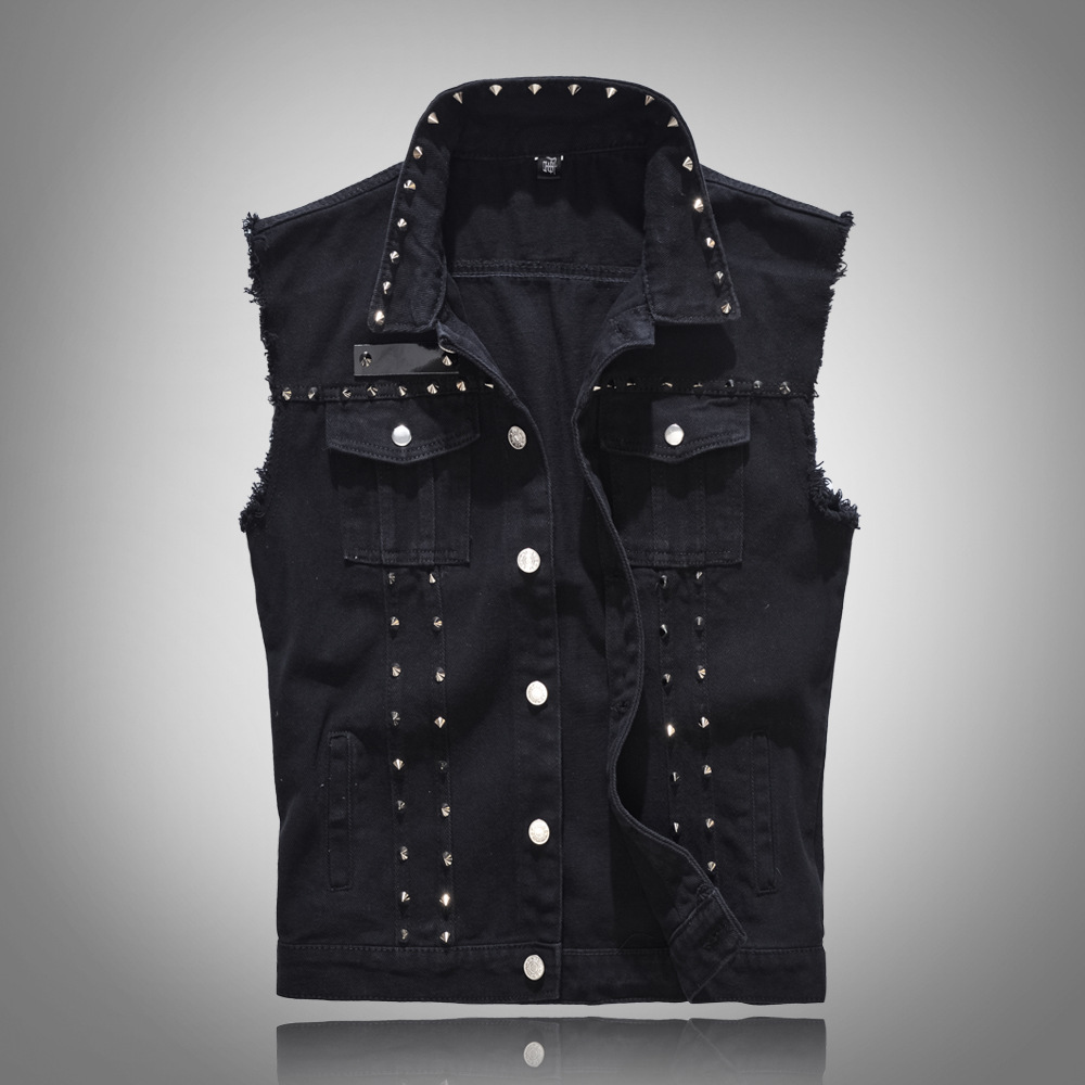 2026 Spring Fashion Men Rivet  – Men'S Fashion Vest With Jeans Bewertung und Preis
