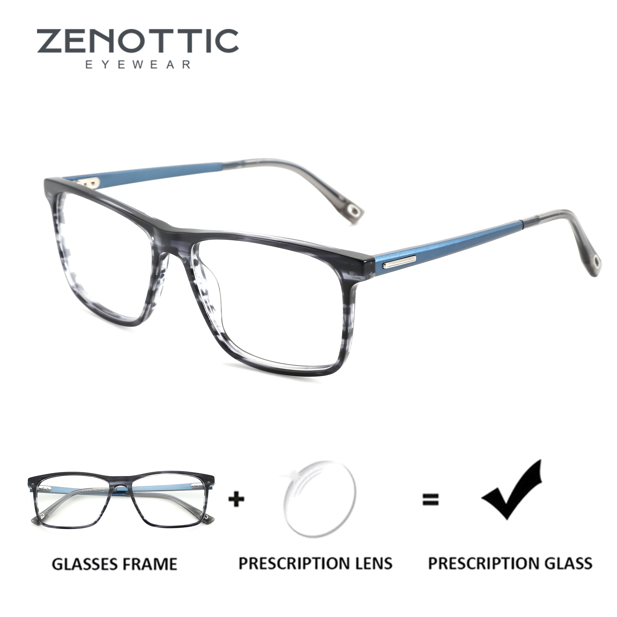 ZENOTTIC Japanese Style Square – Mens Fashion Reading Glasses Bewertung und Preis