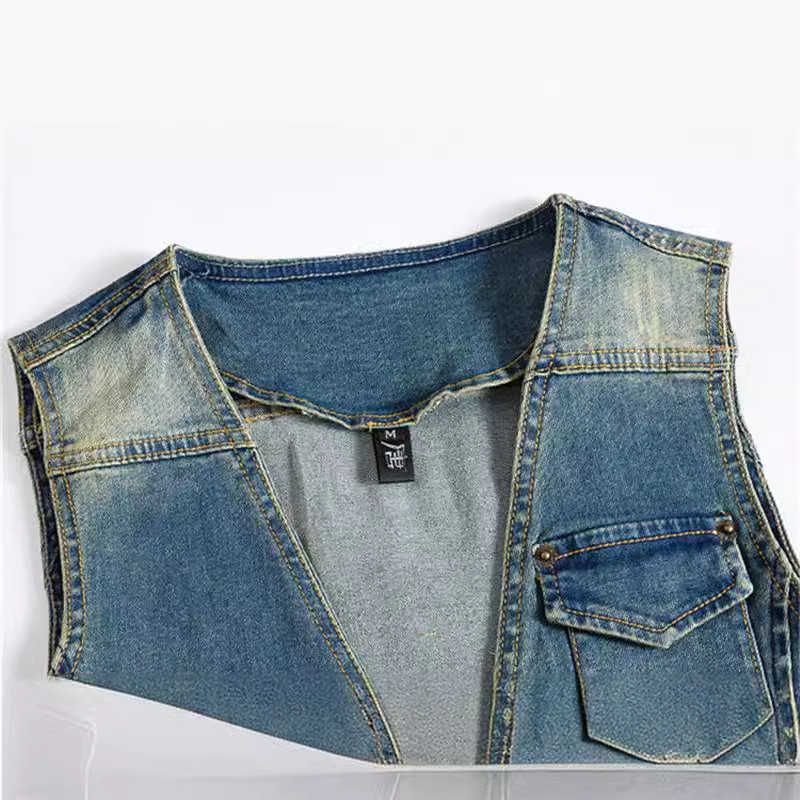 Spring Autumn New Fashion Men' – Men'S Fashion Vest With Jeans Bewertung und Preis