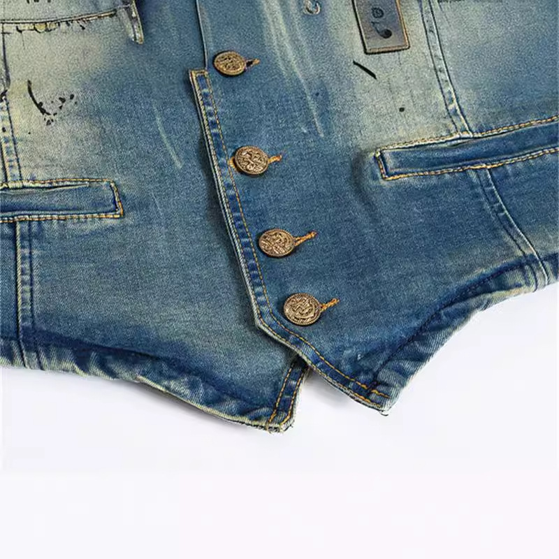 Spring Autumn New Fashion Men' – Men'S Fashion Vest With Jeans Bewertung und Preis