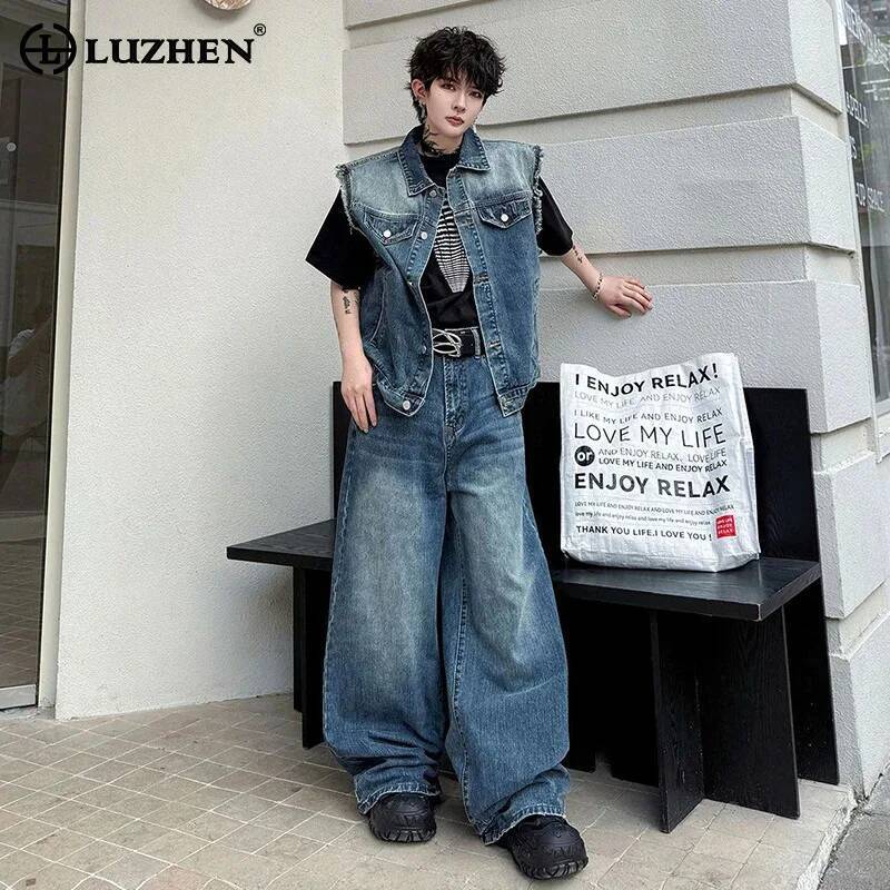 LUZHEN 2026 Summer Denim Two-p – Men'S Fashion For Summer 2026 Bewertung und Preis