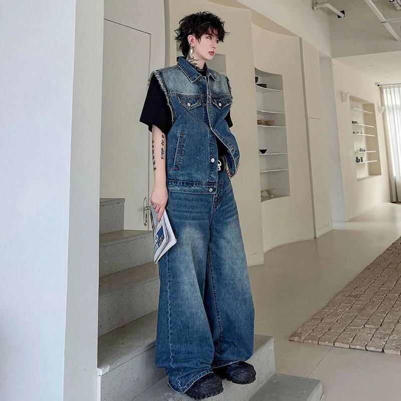 LUZHEN 2026 Summer Denim Two-p – Men'S Fashion For Summer 2026 Bewertung und Preis