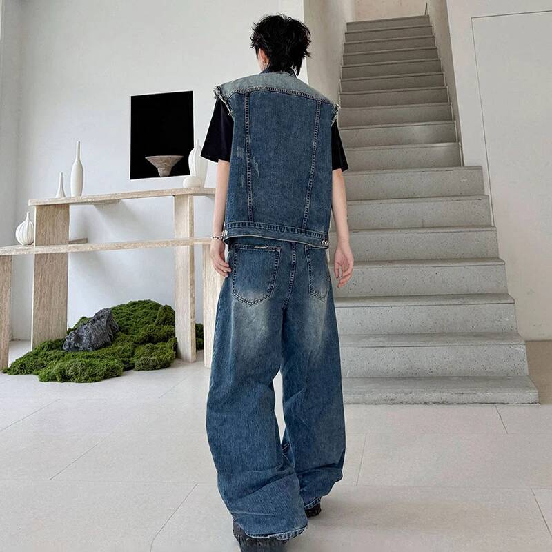 LUZHEN 2026 Summer Denim Two-p – Men'S Fashion For Summer 2026 Bewertung und Preis