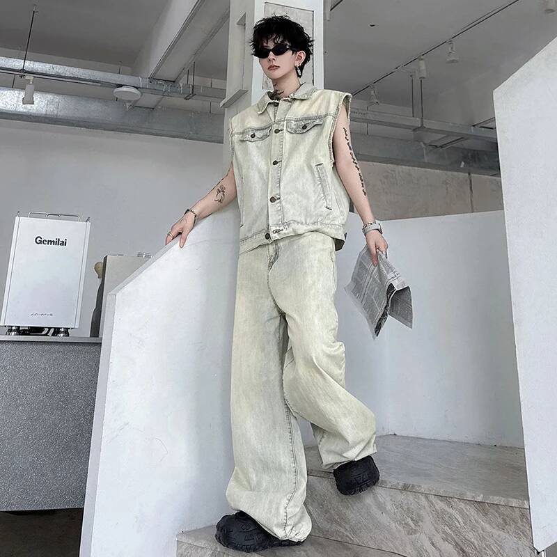 LUZHEN 2026 Summer Denim Two-p – Men'S Fashion For Summer 2026 Bewertung und Preis