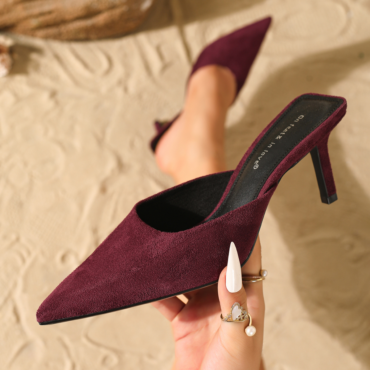 Women's fashionable suede slip – Mens Fashion Modern Bewertung und Preis