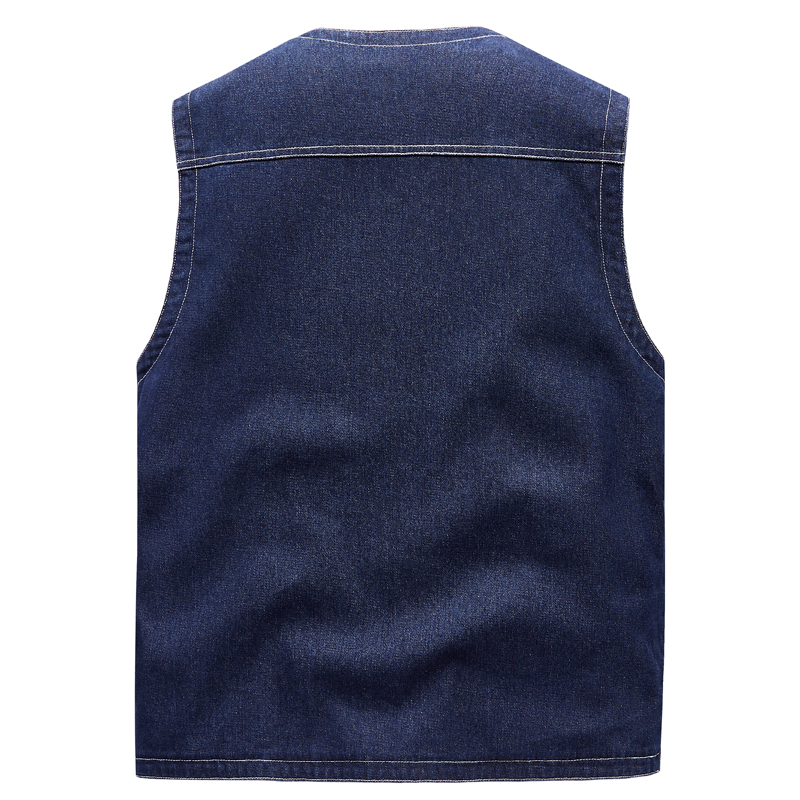 Men Jean Vest Outerwear Denim  – Men'S Fashion Vest With Jeans Bewertung und Preis