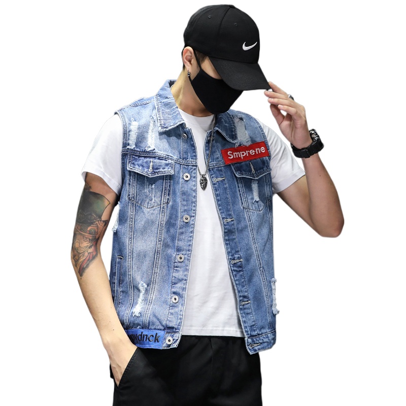New Fashion Men Blue Denim Ves – Men'S Fashion Vest With Jeans Bewertung und Preis