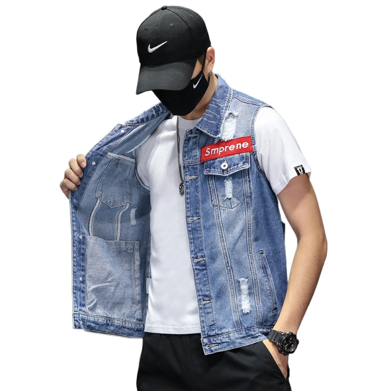 New Fashion Men Blue Denim Ves – Men'S Fashion Vest With Jeans Bewertung und Preis