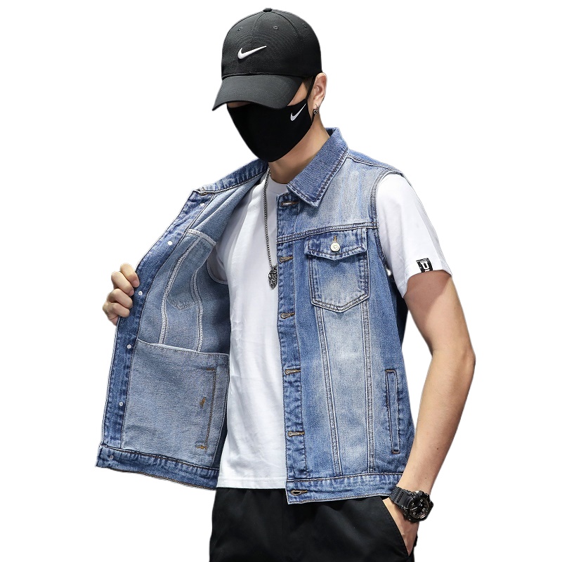 New Fashion Men Blue Denim Ves – Men'S Fashion Vest With Jeans Bewertung und Preis