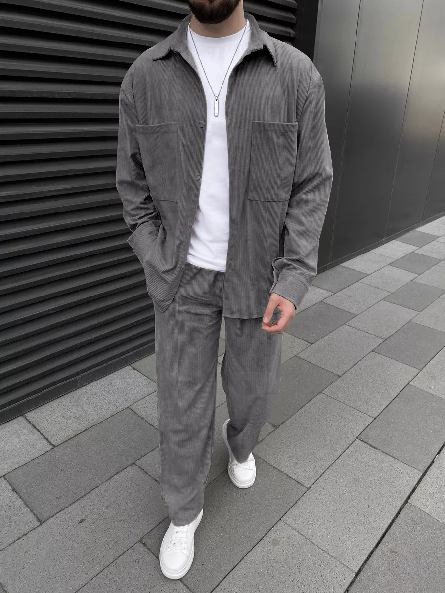 Men's corduroy two-piece outfi – Mens Fashion Trend Bewertung und Preis