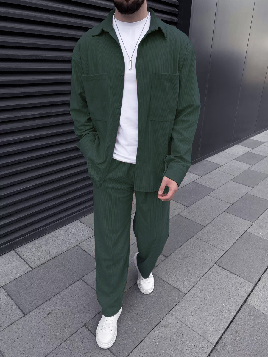 Men's corduroy two-piece outfi – Mens Fashion Trend Bewertung und Preis