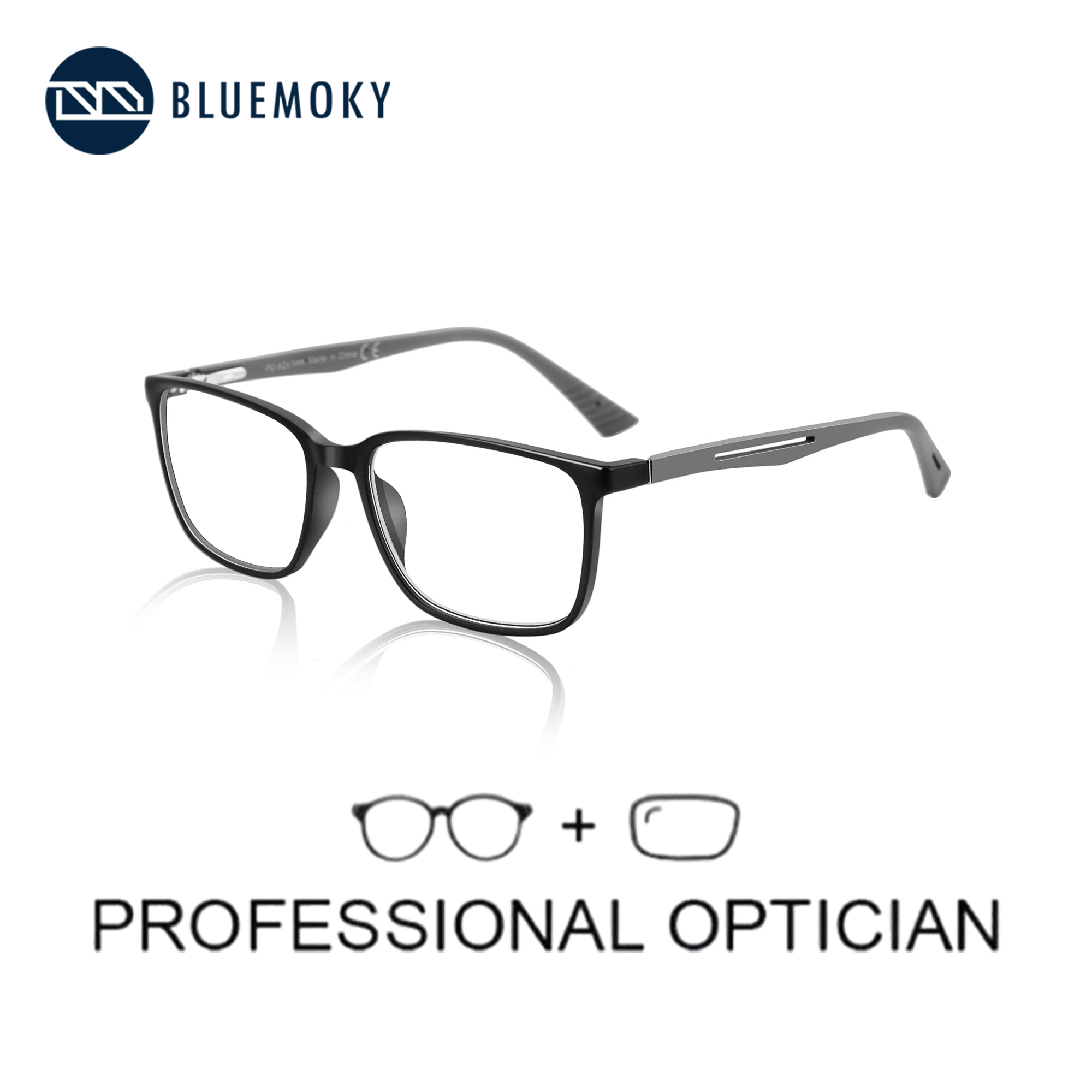 BLUEMOKY Rectangle Prescriptio – Mens Fashion Reading Glasses Bewertung und Preis