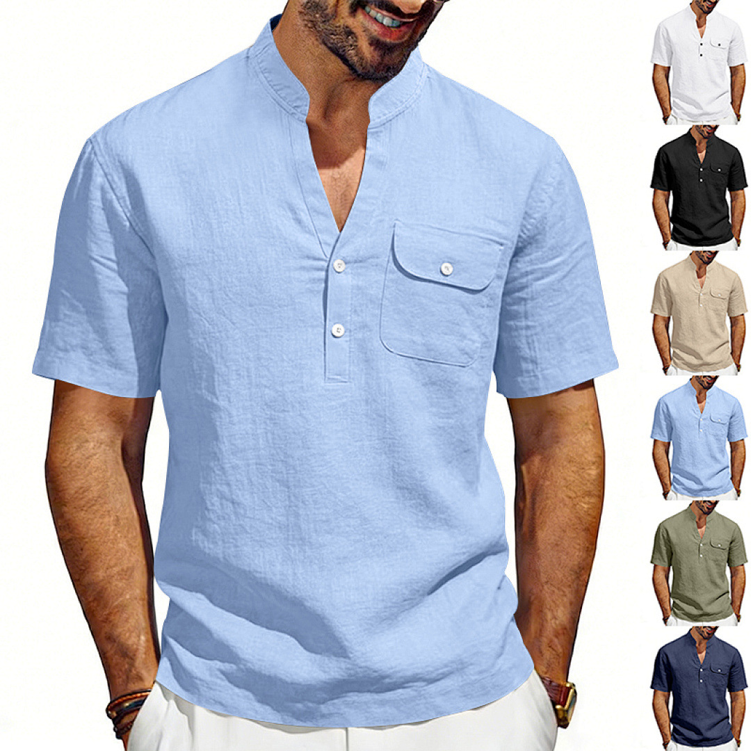 Cross-border summer linen loos – Linen Shirt Summer Bewertung und Preis