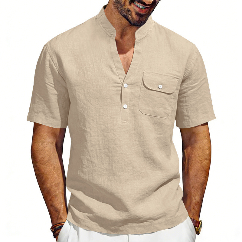 Cross-border summer linen loos – Linen Shirt Summer Bewertung und Preis