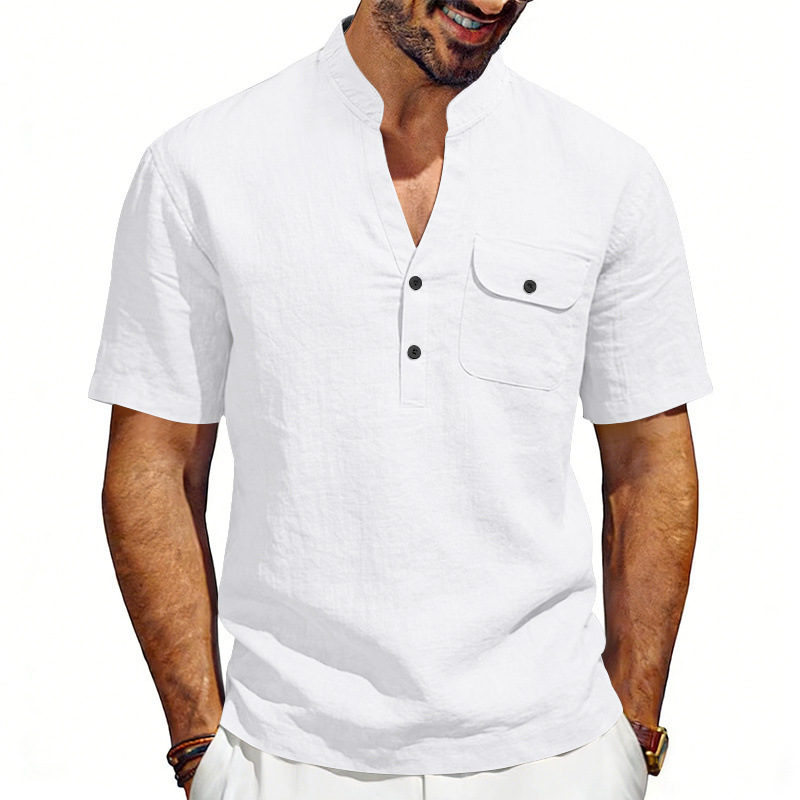 Cross-border summer linen loos – Linen Shirt Summer Bewertung und Preis