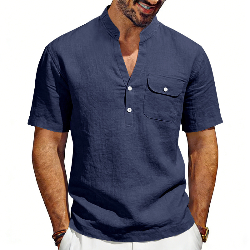 Cross-border summer linen loos – Linen Shirt Summer Bewertung und Preis