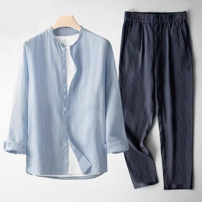 2026 (Shirt + trousers) Spring – Linen Shirt Summer Bewertung und Preis