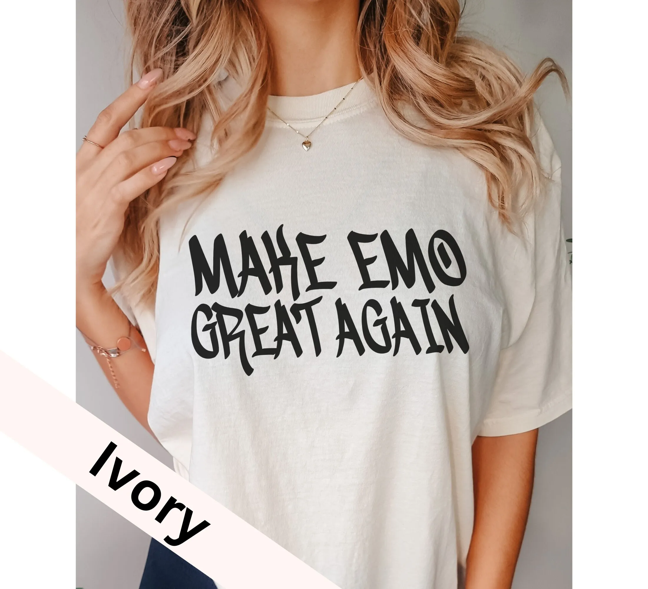 Make Emo Great Again T Shirt E – Mens Fashion In The 2000S Bewertung und Preis