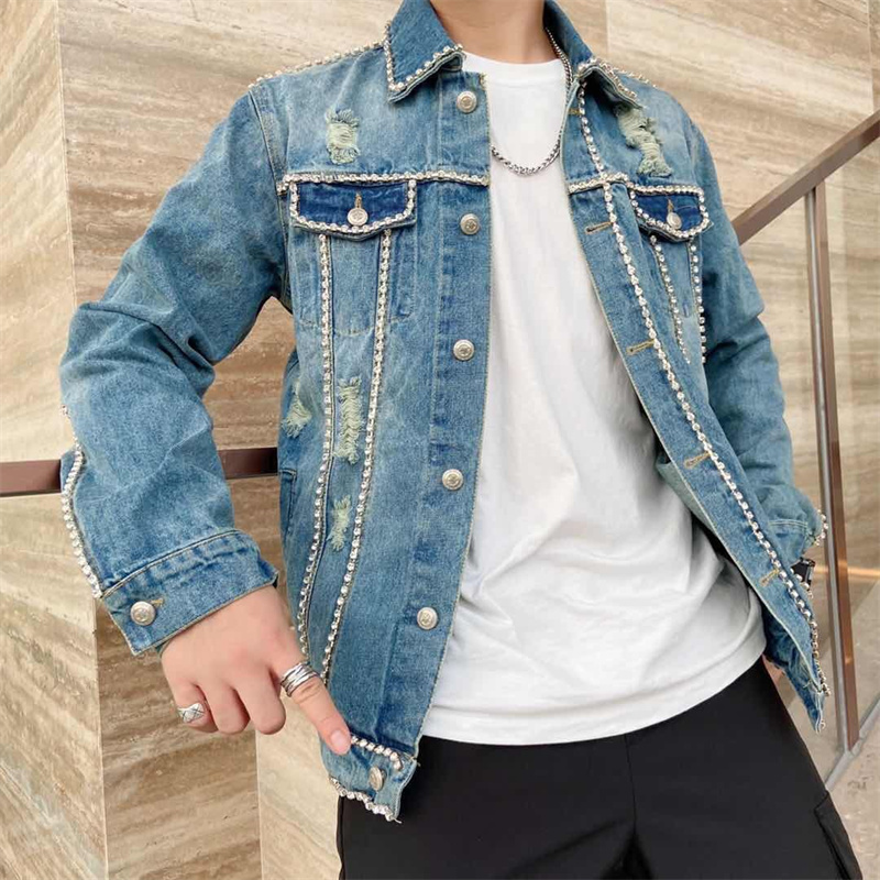 Diamond Border Printing Fashio – Men'S Fashion Vest With Jeans Bewertung und Preis