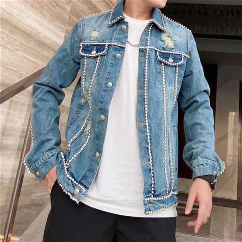 Diamond Border Printing Fashio – Men'S Fashion Vest With Jeans Bewertung und Preis