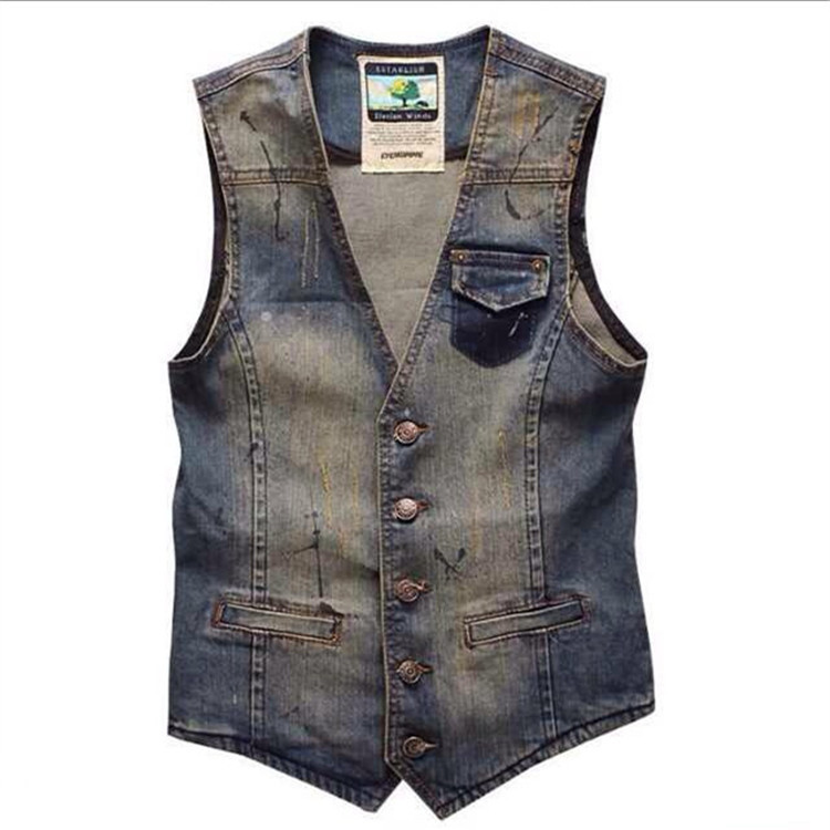 Spring Autumn New Fashion Men' – Men'S Fashion Vest With Jeans Bewertung und Preis