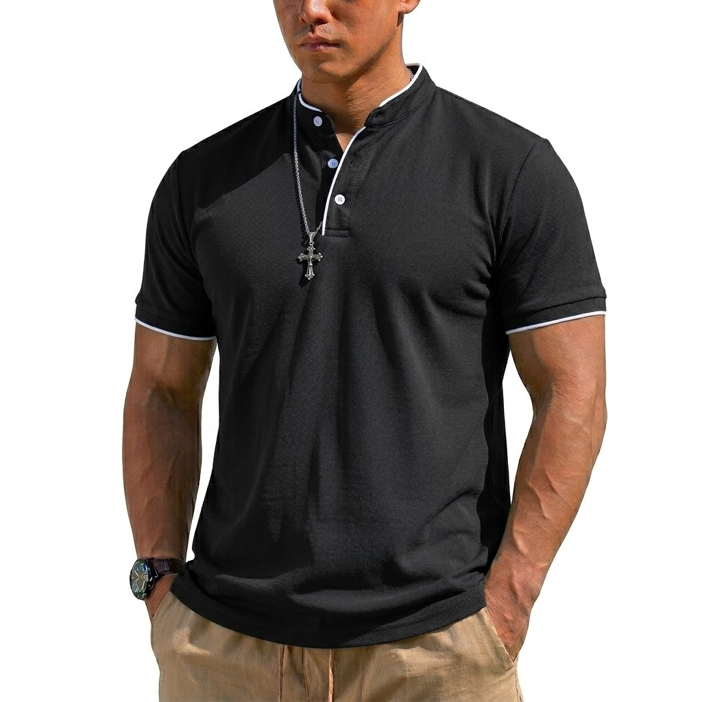 Summer Short Sleeve Henley Shi – Men'S Fashion Trends 2025 Bewertung und Preis