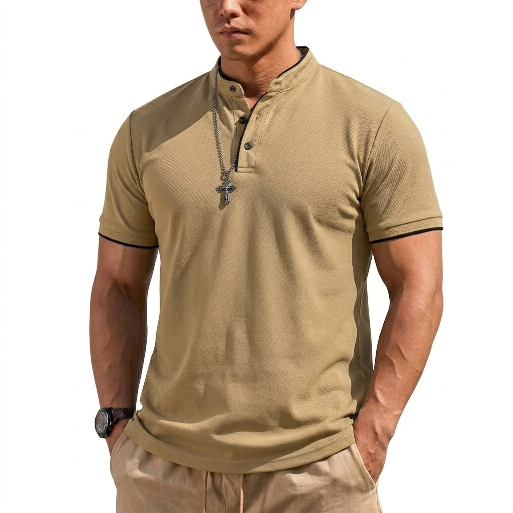 Summer Short Sleeve Henley Shi – Men'S Fashion Trends 2025 Bewertung und Preis