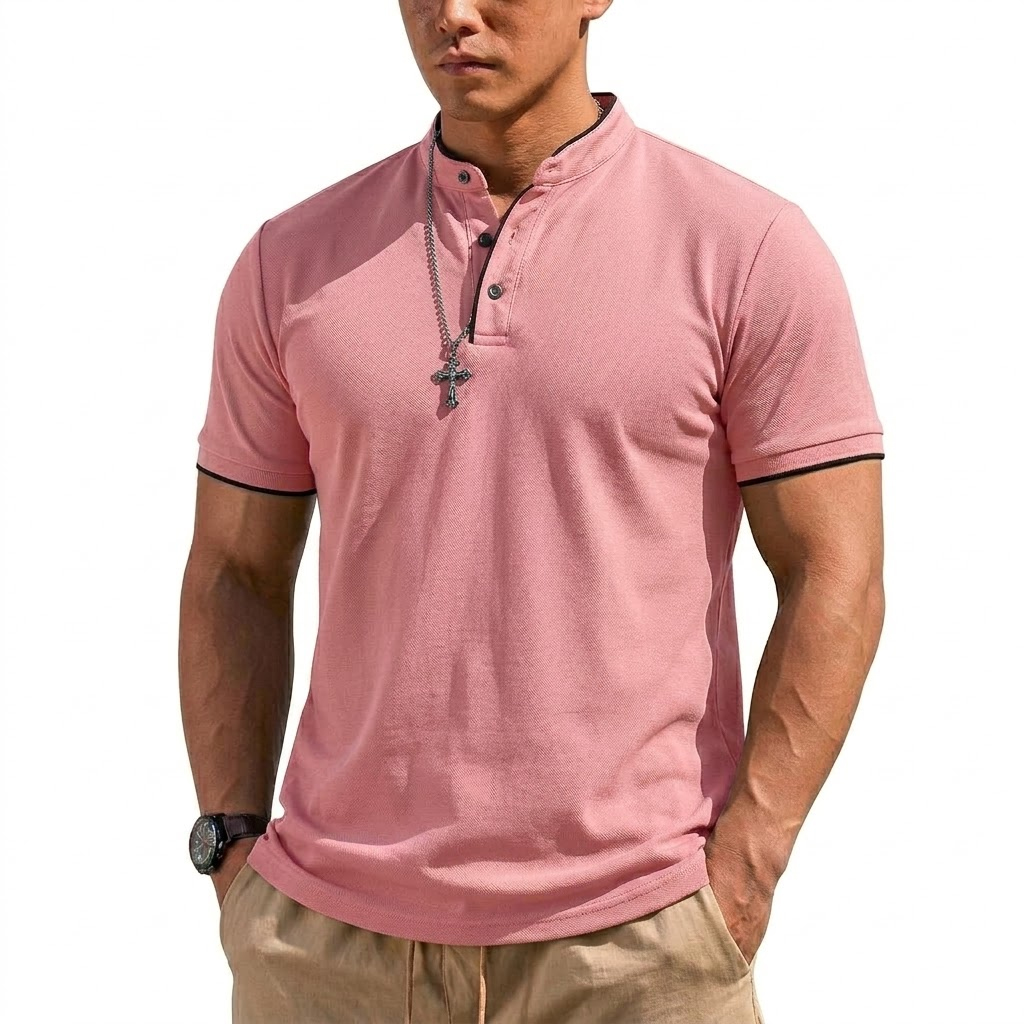 Summer Short Sleeve Henley Shi – Men'S Fashion Trends 2025 Bewertung und Preis