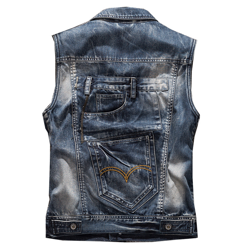 Fashion Jean Waistcoat Motorcy – Men'S Fashion Vest With Jeans Bewertung und Preis