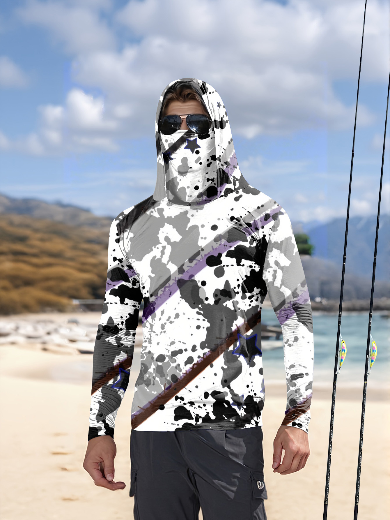 Men Hood Fishing Shirt long sl – Men'S Fashion Trends 2025 Bewertung und Preis