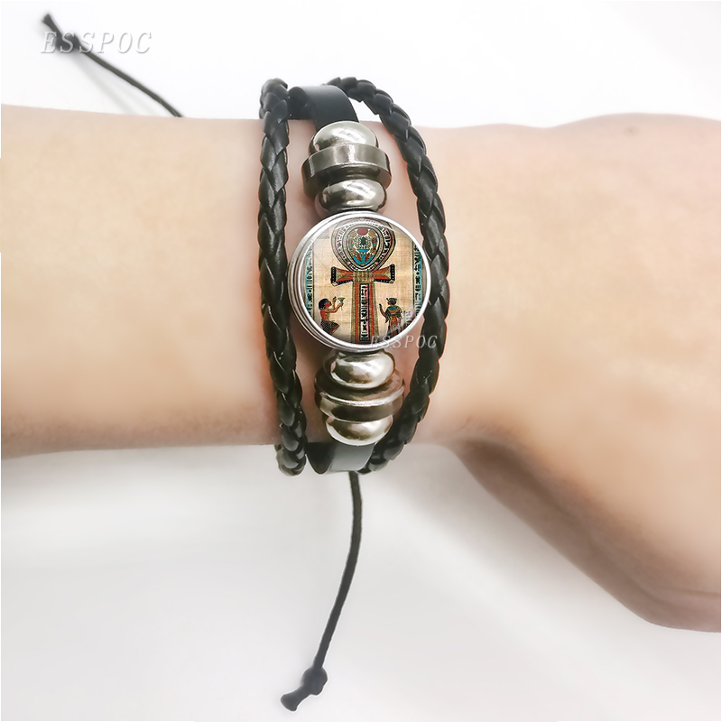 Egyptian Ankh Cross Bracelet V – Men Fashion Egypt Bewertung und Preis